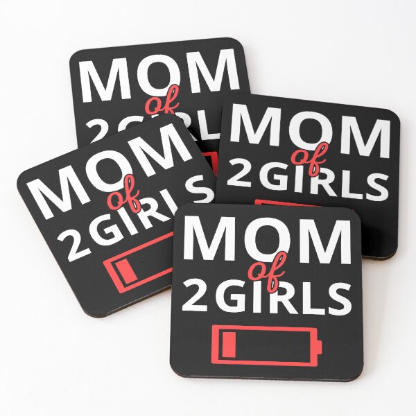 Item preview, Tired Mom Of 2 Girls II designed and sold by Lemon Pepper.