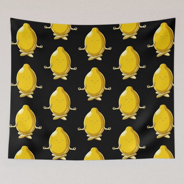 Item preview, Funny Yoga Citrus Fruit Meditating Lemon designed and sold by UpYourSelf.