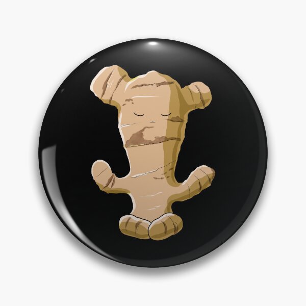 Item preview, Funny Yoga Vegetable Meditating Ginger designed and sold by UpYourSelf.
