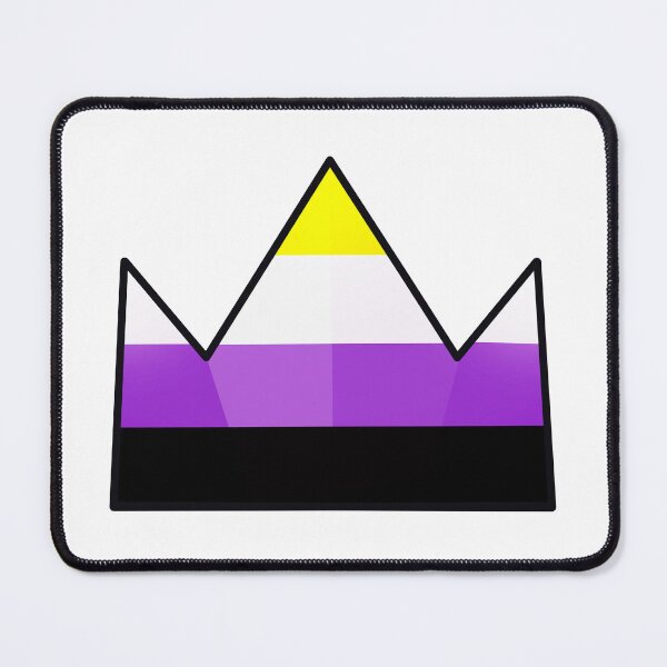Artikelvorschau, Nicht-binäre Pride Crown entworfen und verkauft von FawNixie.