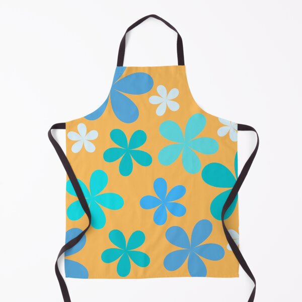 Item preview, Flower Power Blue with Yellow Background designed and sold by tangelos.