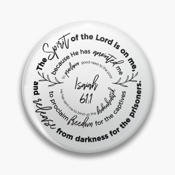 Item preview, Isaiah 61:1, The Spirit of the Lord is on me designed and sold by AbideApparel.