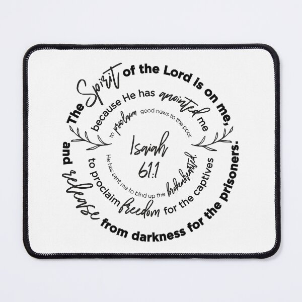 Item preview, Isaiah 61:1, The Spirit of the Lord is on me designed and sold by AbideApparel.