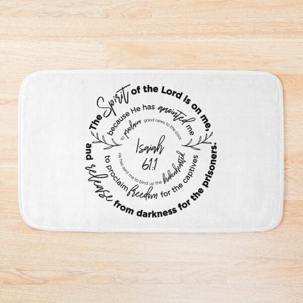 Item preview, Isaiah 61:1, The Spirit of the Lord is on me designed and sold by AbideApparel.