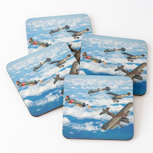 Item preview, Spanish Civil War Airplanes Dog Fight designed and sold by Blok45.