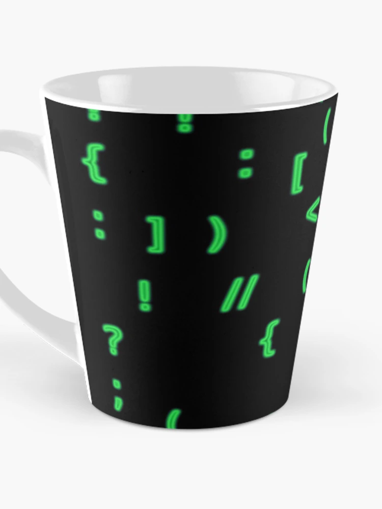 Thumbnail 3 of 4, Coffee Mug, Code chars designed and sold by findingNull.