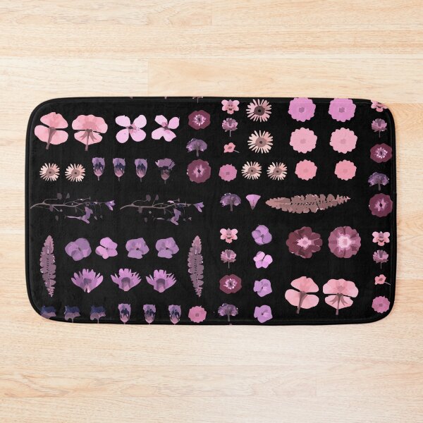 Item preview, Pressed flowers, dry, dried flower pink Mask designed and sold by Collagedream.
