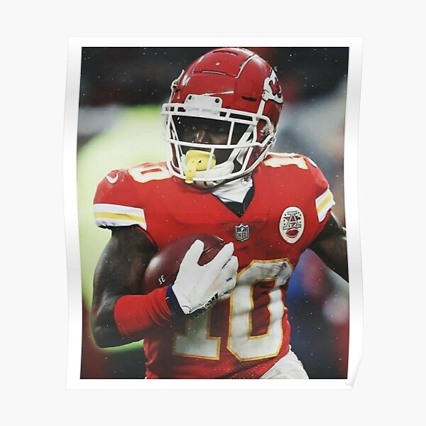 Tyreek Hill Art Poster Kansas City Chiefs Football Hand Made