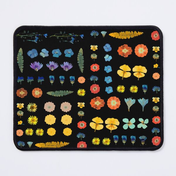 Item preview, Pressed flowers, dry, dried flower colorfull Mask designed and sold by Collagedream.
