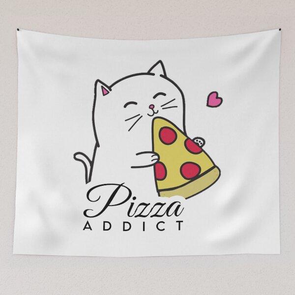 Item preview, Cat Eating A Pizza designed and sold by Stag's PK.