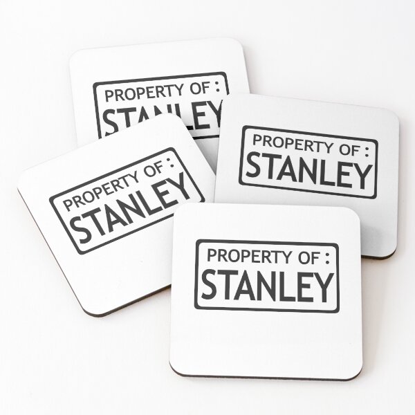 Item preview, Property of Stanley white background // The Stanley Parable  designed and sold by CYBER-BAT.
