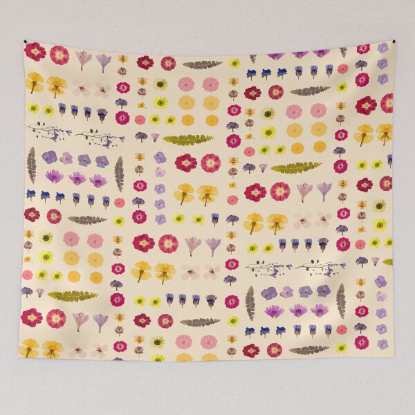 Item preview,  Pressed flowers, dry, dried flower Mask designed and sold by Collagedream.