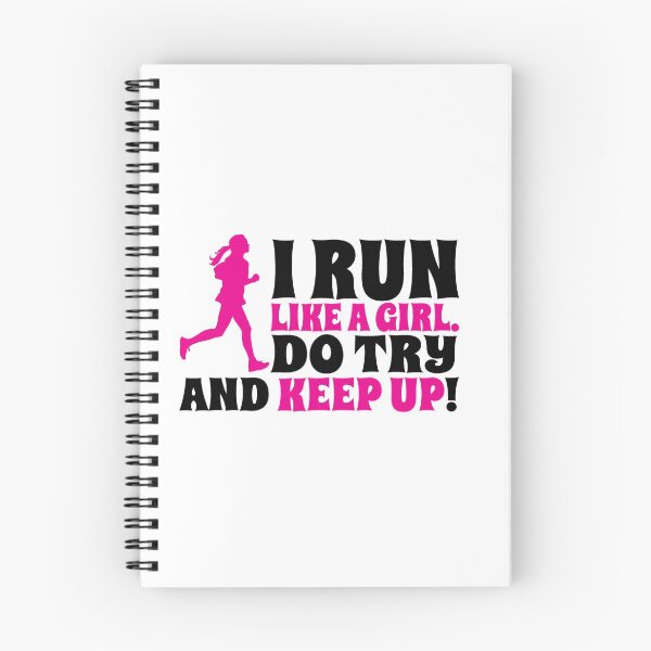 Item preview, I run like a girl. Do try and KEEP UP! designed and sold by nektarinchen.