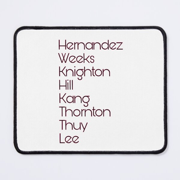 Item preview, Magnum PI Cast last names designed and sold by SpookyStar29.
