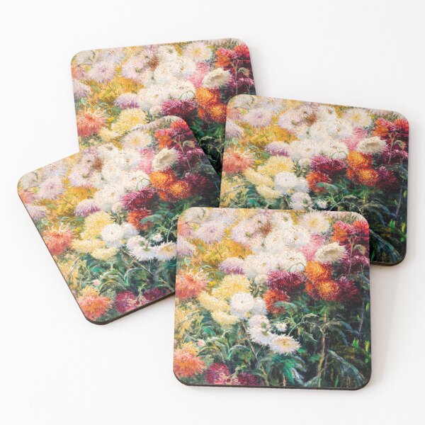 Item preview, Chrysanthemums in the Garden Gennevilliers (1893)  designed and sold by AlexaandPepi.