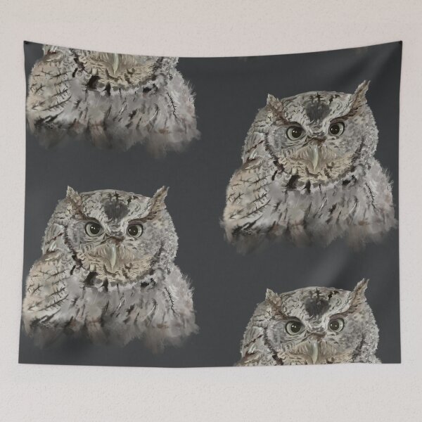 Item preview, Owl Digital Painting designed and sold by WildwaterDesign.