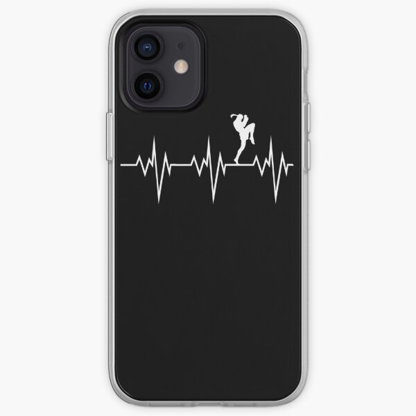 muay thai heart beat thailand martial art iPhone Soft Case