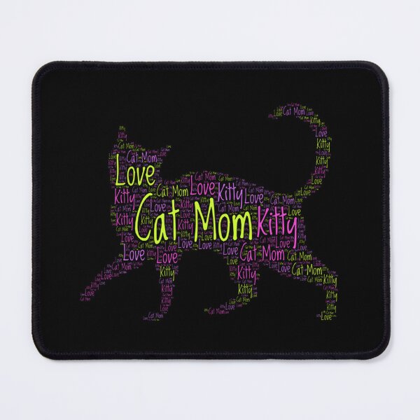 Item preview, cat mom word cloud art designed and sold by yoshra.