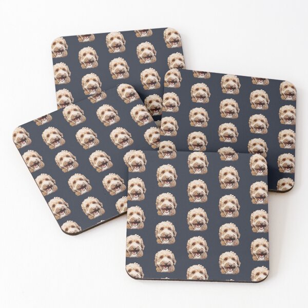 Item preview, Golden Apricot Doodle Dog  designed and sold by Happy Dog Doodles.