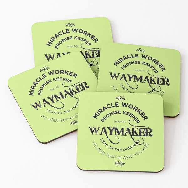 Item preview, Way Maker, Miracleworker - Sharp green  designed and sold by AbideApparel.