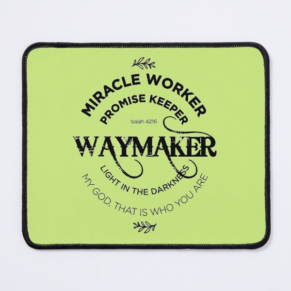 Item preview, Way Maker, Miracleworker - Sharp green  designed and sold by AbideApparel.