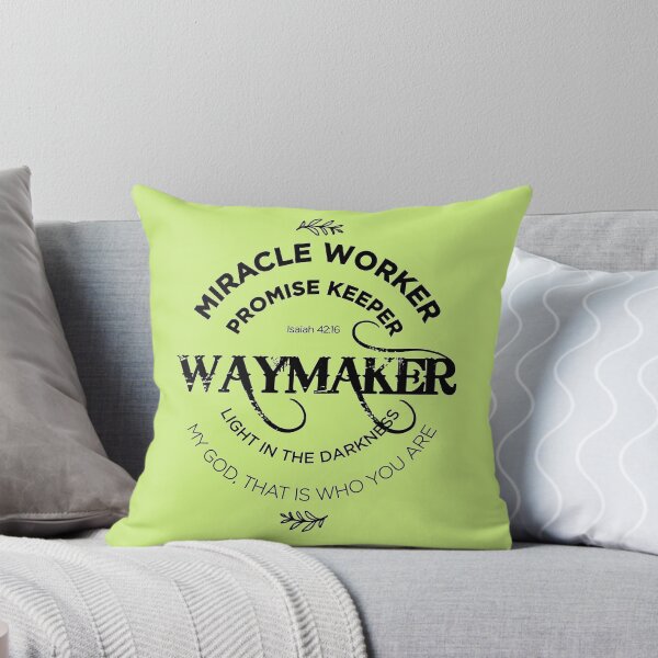Item preview, Way Maker, Miracleworker - Sharp green  designed and sold by AbideApparel.