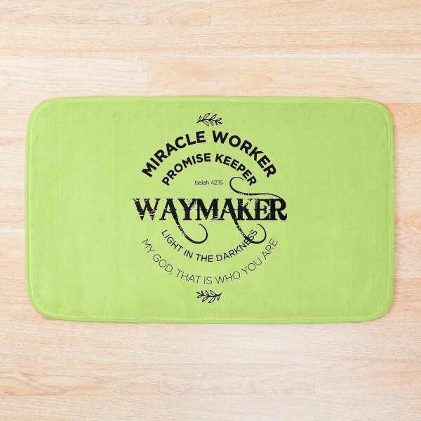 Item preview, Way Maker, Miracleworker - Sharp green  designed and sold by AbideApparel.