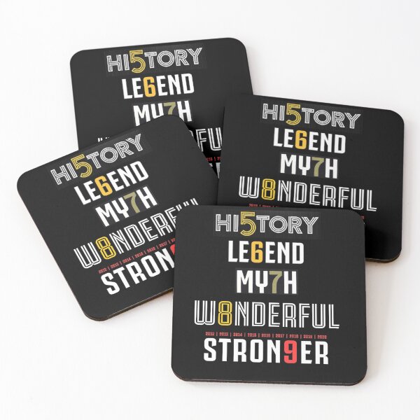 Item preview, HI5TORY, LE6END, MY7H, W8NDERFUL, STRON9ER designed and sold by TrisBianconero.