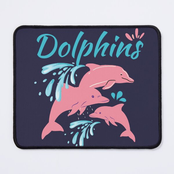 Item preview, Pink dolphins  designed and sold by BronikowskiART.
