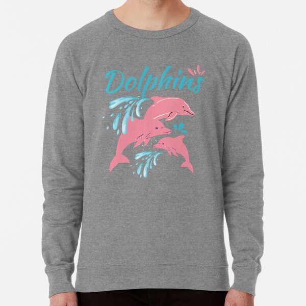 Pink dolphin top sweatshirt