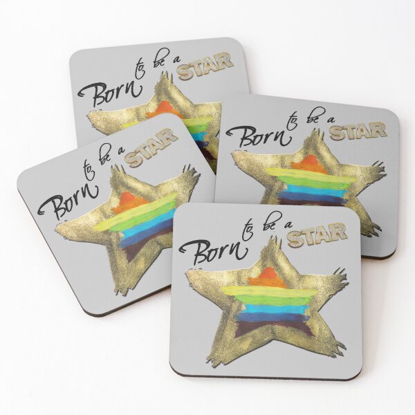 Item preview, GOLDEN star BORN TO BE A STAR 7 designed and sold by nastiaart.
