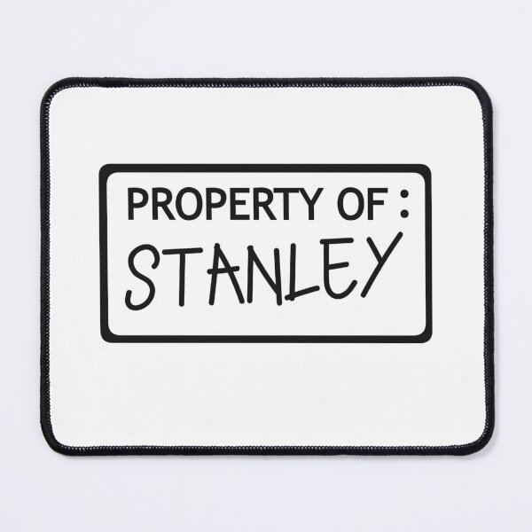 Item preview, Written Property of Stanley white background // The Stanley Parable  designed and sold by CYBER-BAT.