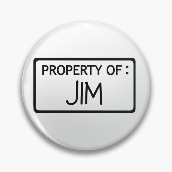 Item preview, Written Property of Jim white background // The Stanley Parable  designed and sold by CYBER-BAT.