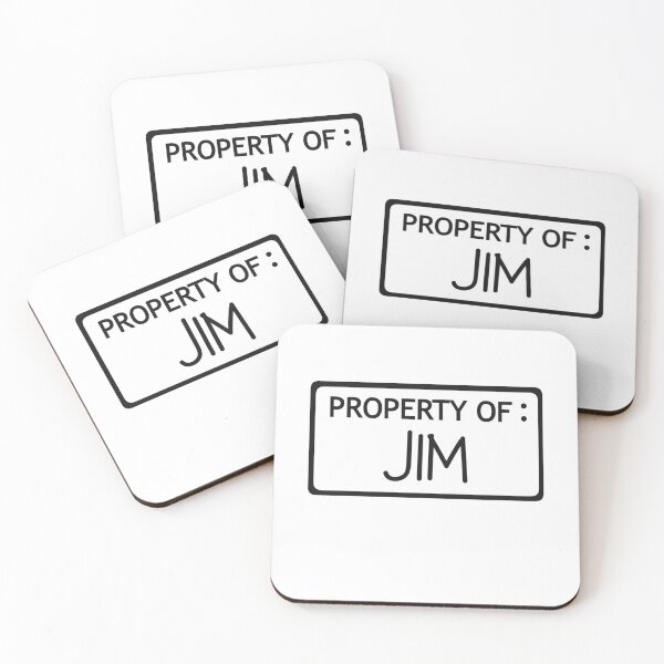 Item preview, Written Property of Jim white background // The Stanley Parable  designed and sold by CYBER-BAT.
