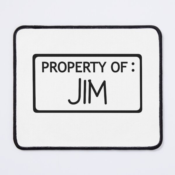 Item preview, Written Property of Jim white background // The Stanley Parable  designed and sold by CYBER-BAT.