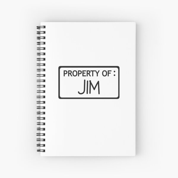 Item preview, Written Property of Jim white background // The Stanley Parable  designed and sold by CYBER-BAT.
