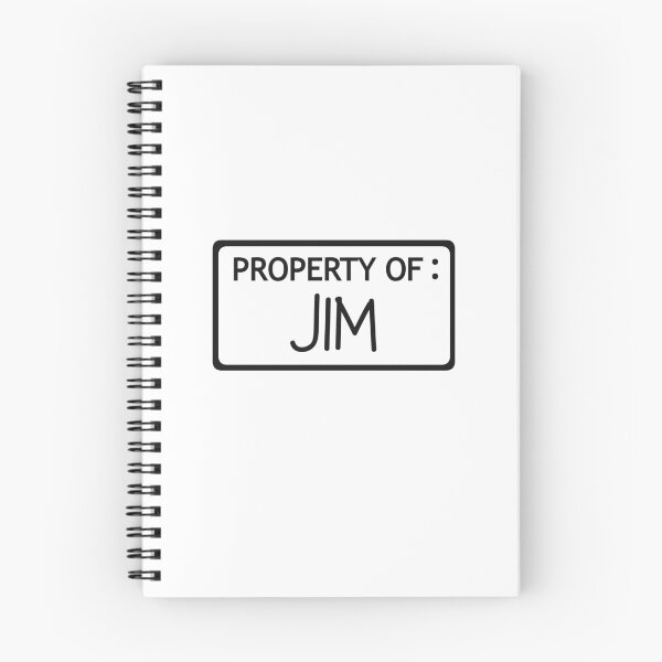 Item preview, Written Property of Jim white background // The Stanley Parable  designed and sold by CYBER-BAT.