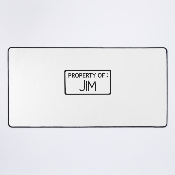 Item preview, Written Property of Jim white background // The Stanley Parable  designed and sold by CYBER-BAT.