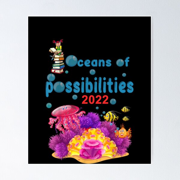 Item preview, Lectura de verano de océanos de posibilidades designed and sold by kadashirt.