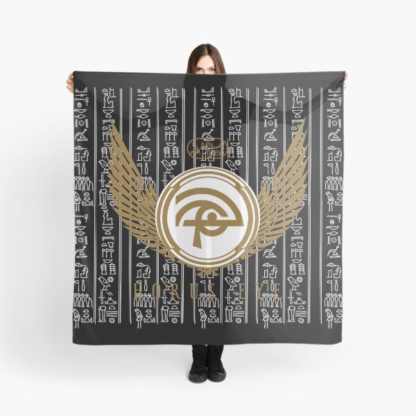 Item preview, Horus eye with Egyptian hieroglyphs designed and sold by Cult Archive.