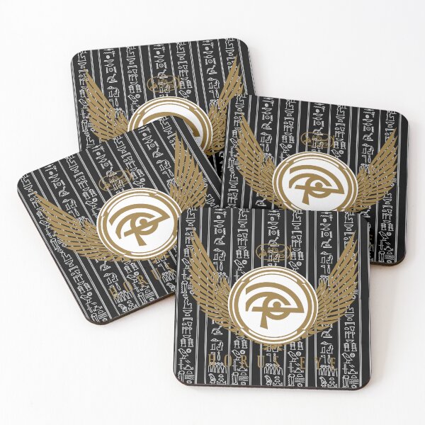 Item preview, Horus eye with Egyptian hieroglyphs designed and sold by Cult Archive.