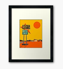 ROY'S CAFE Framed Print