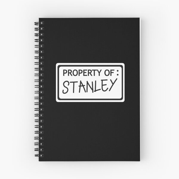 Item preview, Written Property of Stanley black background // The Stanley Parable  designed and sold by CYBER-BAT.