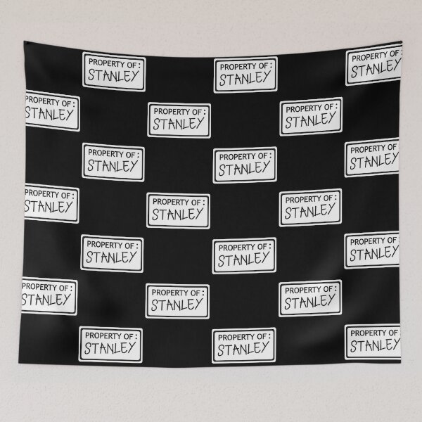 Item preview, Written Property of Stanley black background // The Stanley Parable  designed and sold by CYBER-BAT.