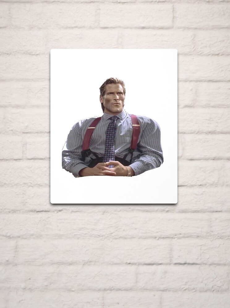 Patrick Bateman Gigachad Meme | Art Board Print