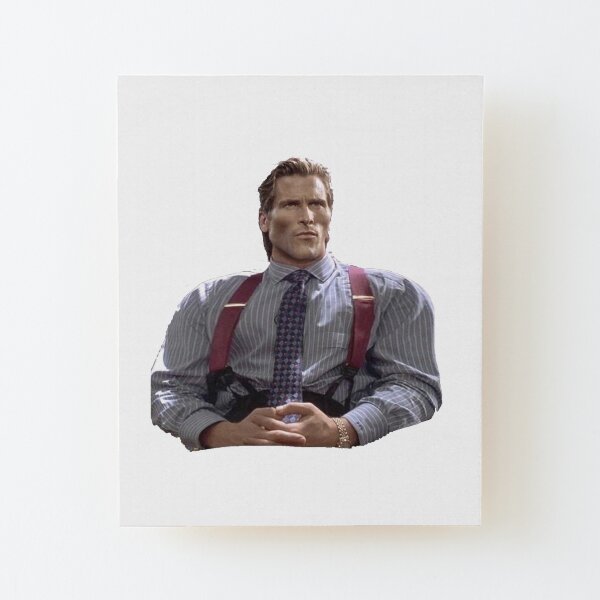 Patrick Bateman Gigachad Meme | Art Board Print