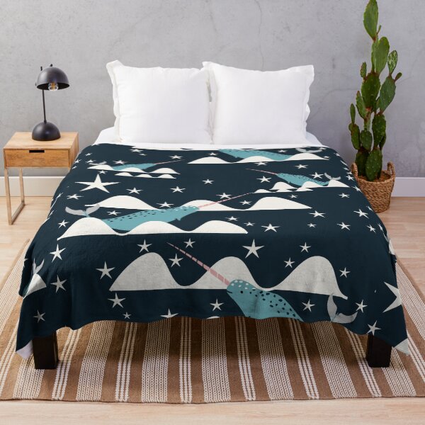 Item preview, swimming narwhal designed and sold by susycosta.