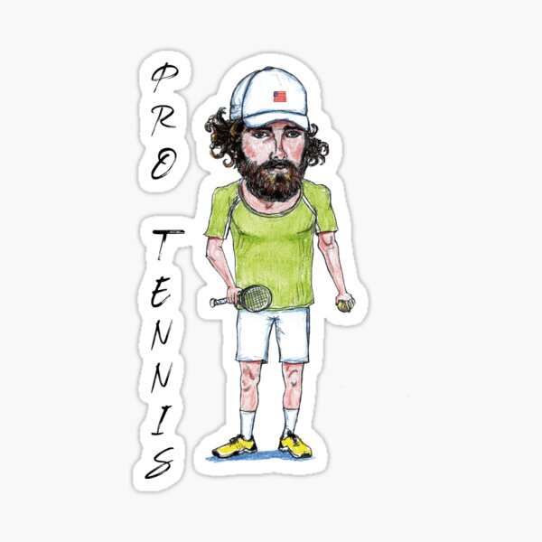 Item preview, Reilly Opelka Pro Tennis caricature designed and sold by dizzycatbiz.