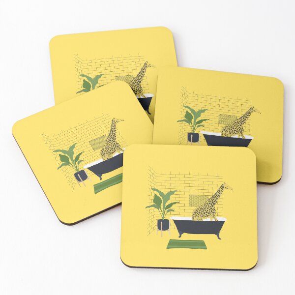 Item preview, Giraffe in a Bath designed and sold by AsteriskHouse.