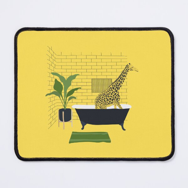 Item preview, Giraffe in a Bath designed and sold by AsteriskHouse.